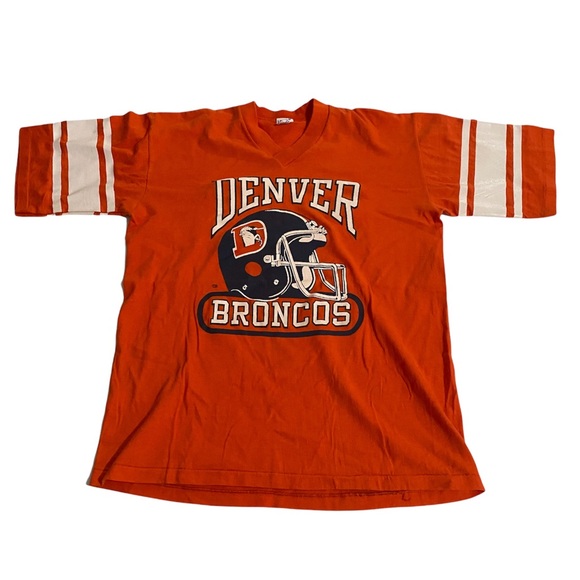 Vintage Denver Broncos Single Stitch T-shirt medium
